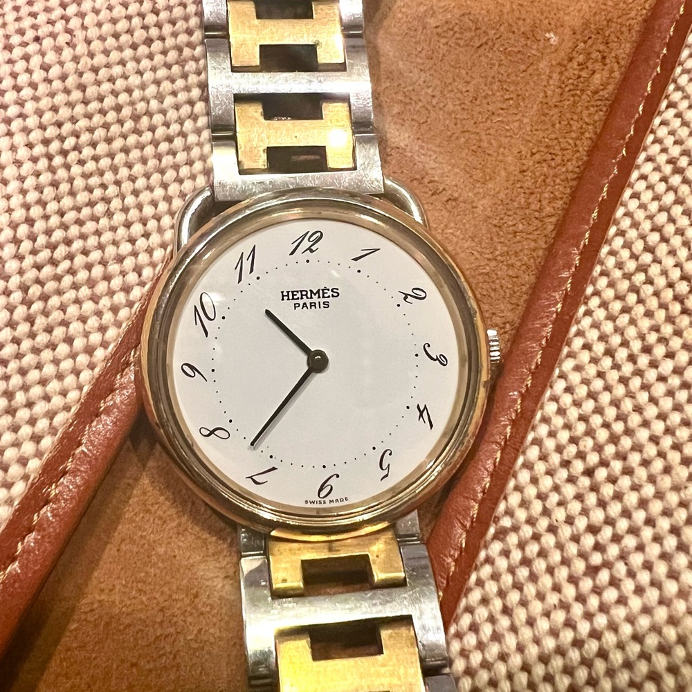 Hermès Arceau Dual-Tone Bracelet Watch - Picture 7 of 16